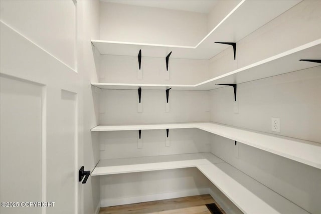 view of pantry