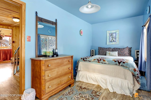 13706 E First St, Talkeetna, AK 99676 - bedroom with wood finished floors