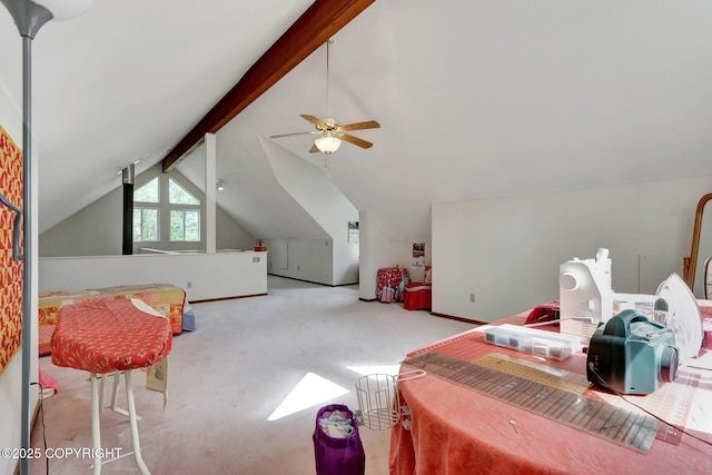 2643 S Rory Cir, Big Lake, AK 99654 - bedroom featuring carpet floors and ceiling fan