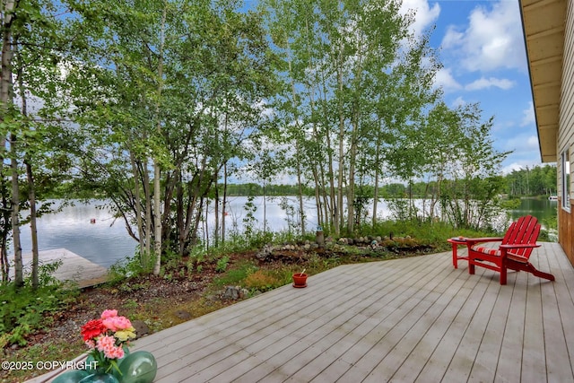 2643 S Rory Cir, Big Lake, AK 99654 - deck with a water view