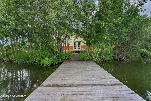 2643 S Rory Cir, Big Lake, AK 99654 - dock area featuring a water view