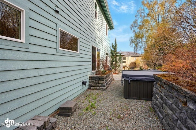 18627 Mountain Plover Cir, Anchorage, AK 99516 - view of yard featuring a hot tub