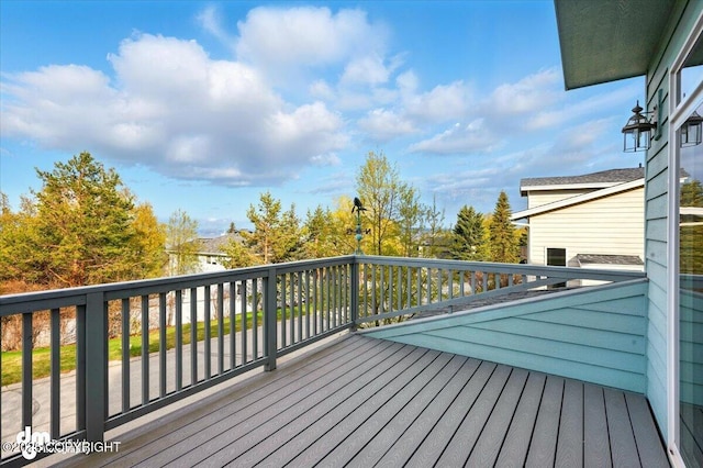 18627 Mountain Plover Cir, Anchorage, AK 99516 - view of wooden deck