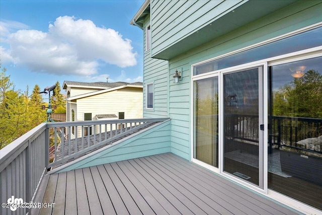 18627 Mountain Plover Cir, Anchorage, AK 99516 - view of wooden deck