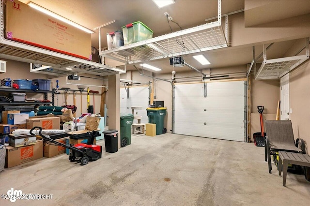 18627 Mountain Plover Cir, Anchorage, AK 99516 - garage featuring a garage door opener