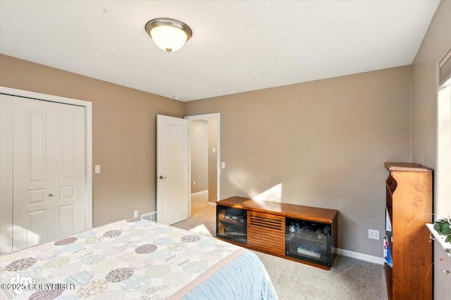 18627 Mountain Plover Cir, Anchorage, AK 99516 - bedroom with carpet floors and a closet