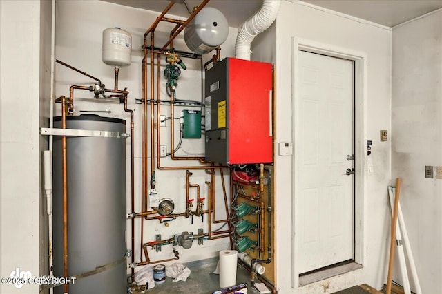 6508 Cimarron Cir, Anchorage, AK 99504 - utility room with secured water heater