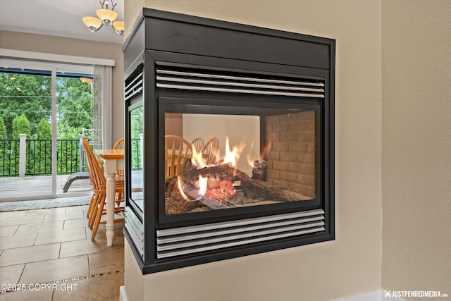 3520 Glenn-Don Cir, Anchorage, AK 99504 - detailed view of a multi sided fireplace