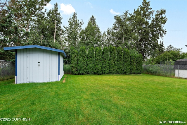 3520 Glenn-Don Cir, Anchorage, AK 99504 - view of yard featuring a storage unit