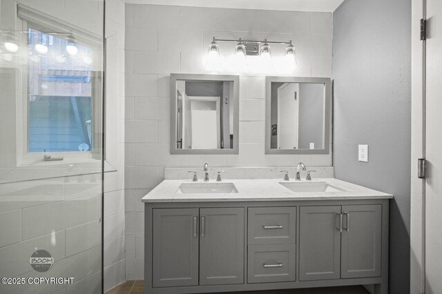 2563 La Honda Dr, Anchorage, AK 99517 - bathroom featuring double vanity