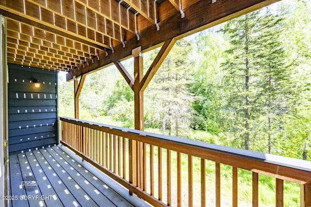 2563 La Honda Dr, Anchorage, AK 99517 - view of deck