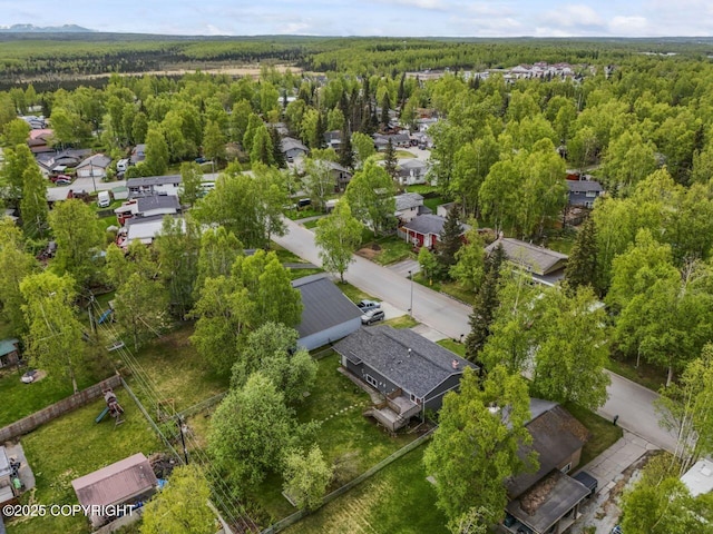 3921 Patricia Ln, Anchorage, AK 99504 - aerial perspective of suburban area with a forest
