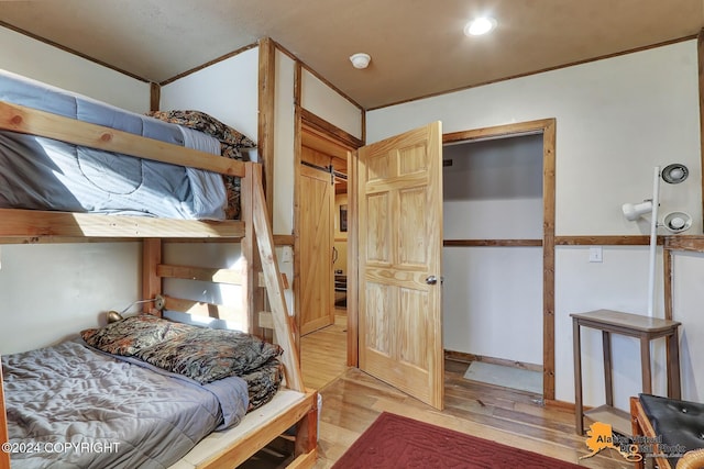 19180 Beverly Ave, Chugiak, AK 99567 - bedroom with light wood-type flooring