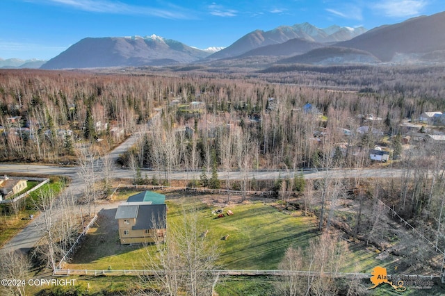19180 Beverly Ave, Chugiak, AK 99567 - view of mountain backdrop featuring a forest