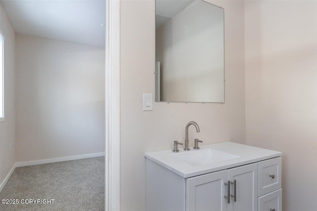 2429 Outside Blvd, North Pole, AK 99705 - bathroom featuring vanity and baseboards