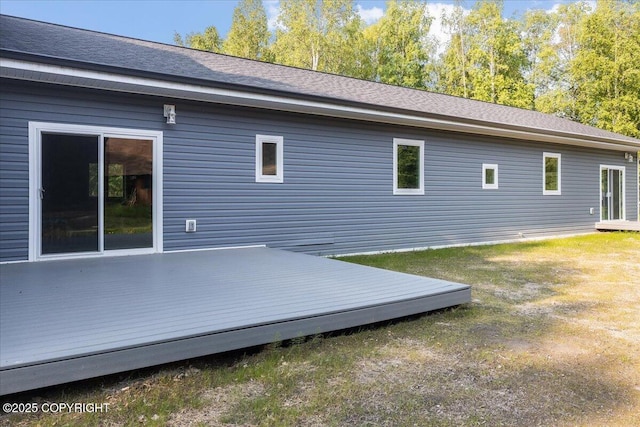 2429 Outside Blvd, North Pole, AK 99705 - view of side of property featuring a deck