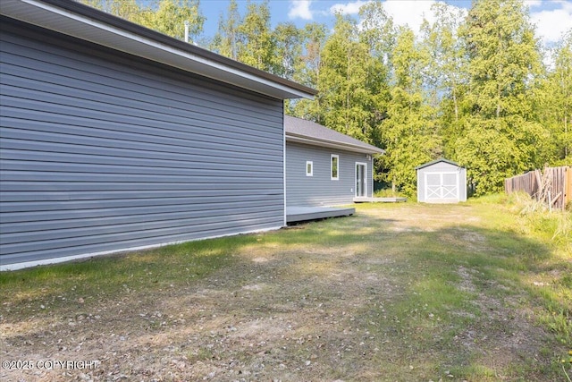 2429 Outside Blvd, North Pole, AK 99705 - view of yard with a storage shed