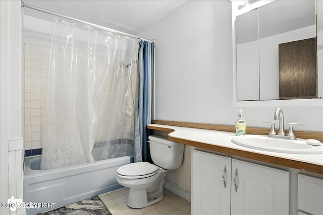 22032 Spring Creek Ln, Chugiak, AK 99567 - bathroom featuring shower / bath combination with curtain and vanity