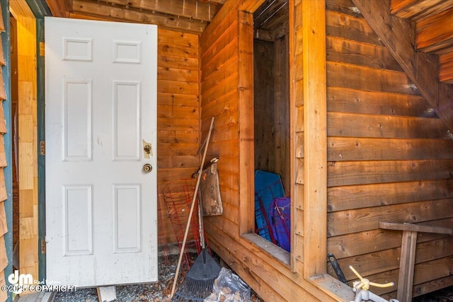 view of exterior entry