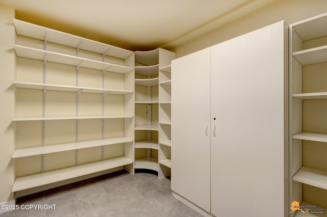 view of pantry
