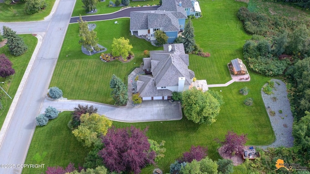 aerial view of property and surrounding area