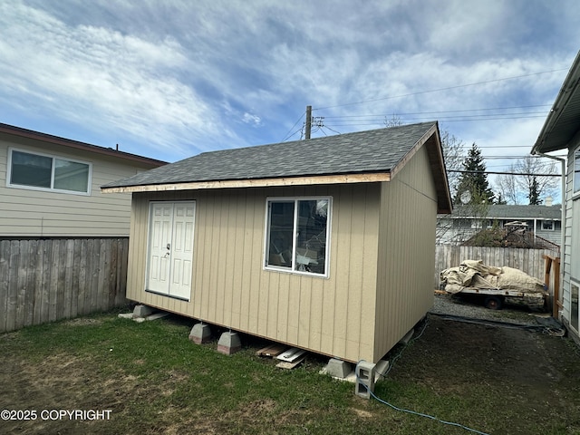 view of outbuilding with an outdoor structure