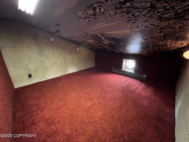 7700 Dover Ave, Anchorage, AK 99504 - detailed view of a baseboard heating unit and carpet floors
