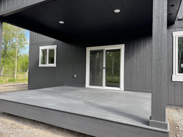 3120 W Wintergreen Dr, Wasilla, AK 99623 - view of wooden deck