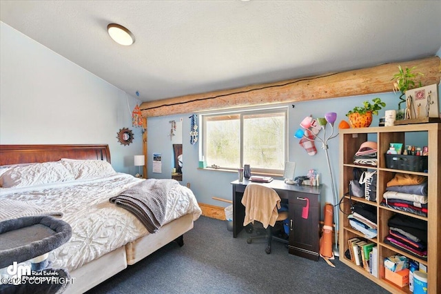 bedroom featuring carpet flooring