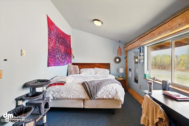 bedroom featuring a desk
