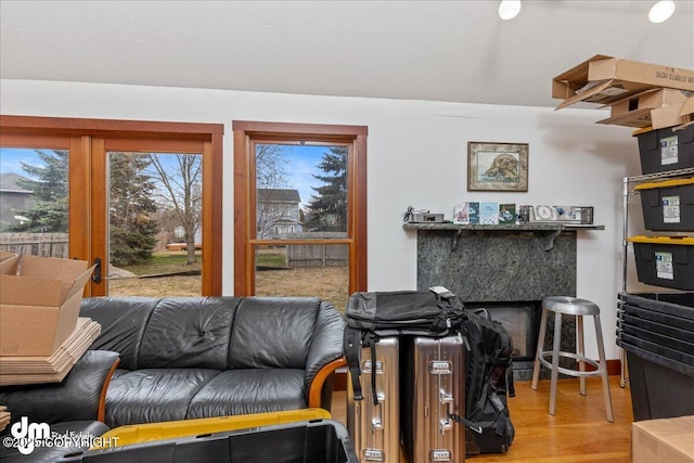 10613 Washington Cir, Anchorage, AK 99515 - living room featuring wood finished floors