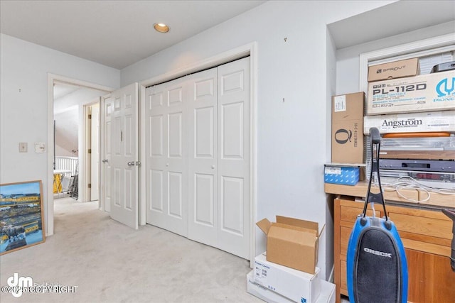 10613 Washington Cir, Anchorage, AK 99515 - carpeted bedroom featuring a closet and recessed lighting