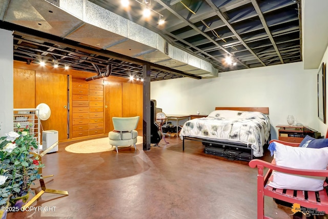 1008 Cordova St, Anchorage, AK 99501 - bedroom with finished concrete floors