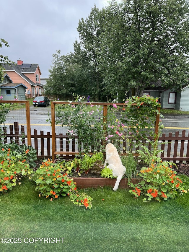 1008 Cordova St, Anchorage, AK 99501 - view of yard with fence