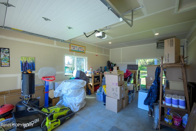 876 Lupine Ct, Homer, AK 99603 - garage with a garage door opener and recessed lighting