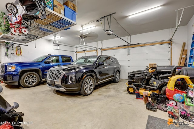 10588 E Nighthawk Cir, Palmer, AK 99645 - garage with a garage door opener