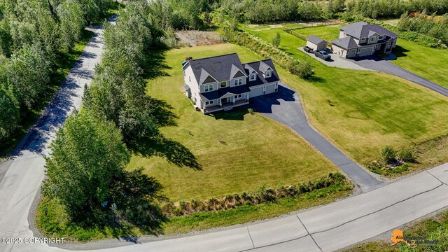 10588 E Nighthawk Cir, Palmer, AK 99645 - aerial view of property and surrounding area
