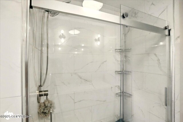1831 S Salem Dr, Anchorage, AK 99508 - full bathroom with a marble finish shower