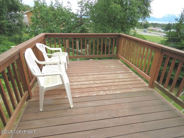 2340 E End Rd, Homer, AK 99603 - view of wooden deck