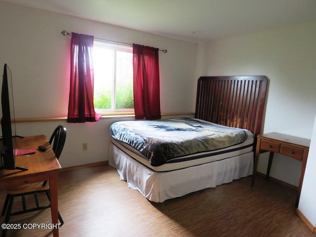 2340 E End Rd, Homer, AK 99603 - bedroom featuring wood finished floors and baseboards