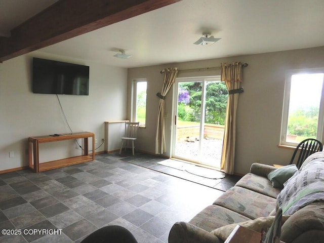 2340 E End Rd, Homer, AK 99603 - living area featuring baseboards