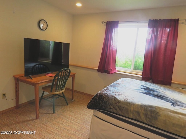 2340 E End Rd, Homer, AK 99603 - bedroom featuring recessed lighting and wood finished floors