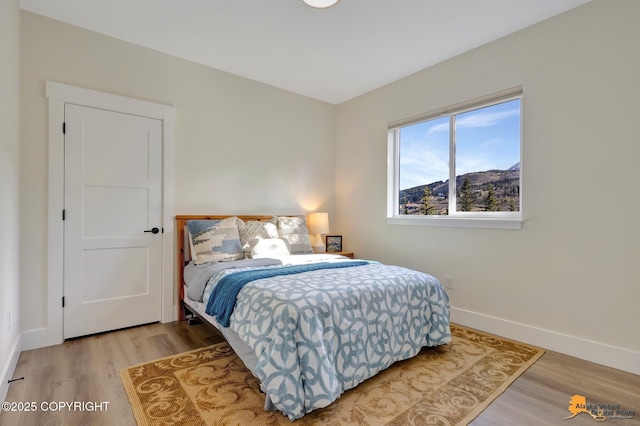 8236 Byron Dr, Anchorage, AK 99516 - bedroom featuring wood finished floors and baseboards