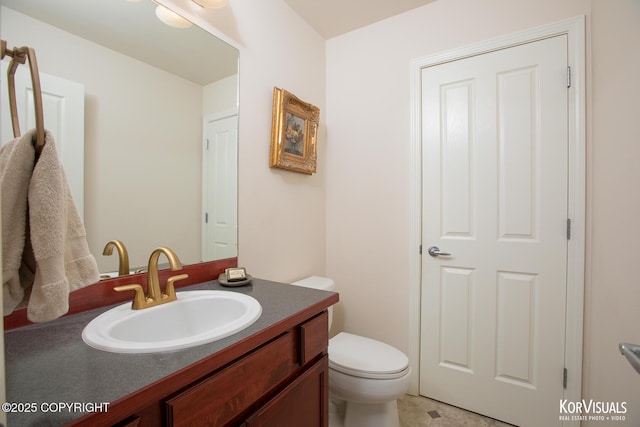 3025 Seclusion Cove Dr # 43, Anchorage, AK 99515 - half bath featuring vanity and toilet