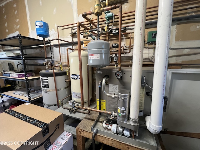 981 E Susitna Dr, Wasilla, AK 99654 - utilities featuring strapped water heater and gas water heater