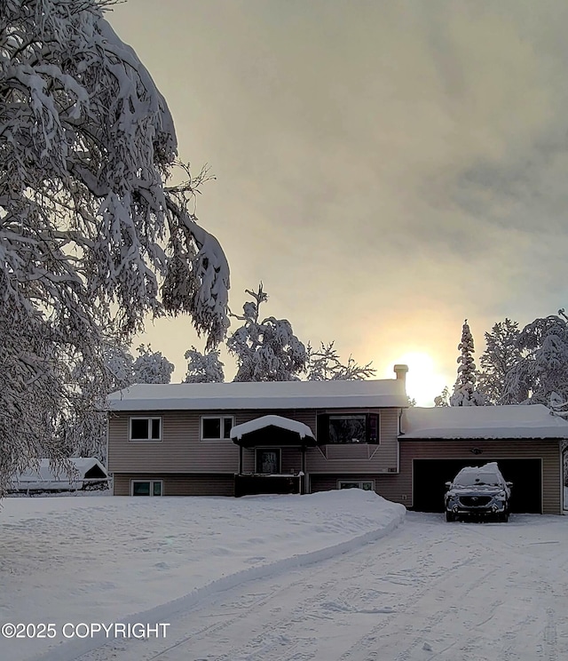 981 E Susitna Dr, Wasilla, AK 99654 - view of front of property with an attached garage