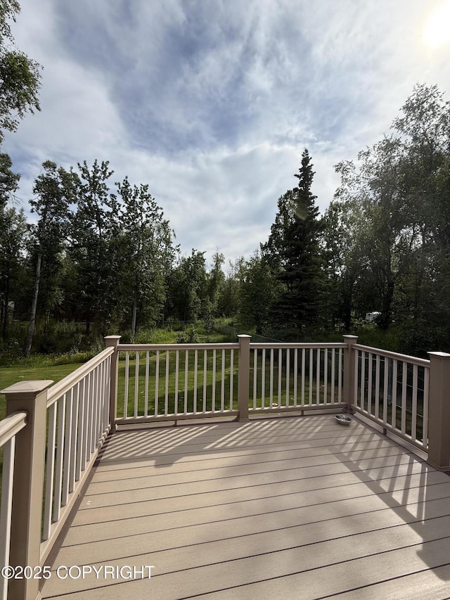 981 E Susitna Dr, Wasilla, AK 99654 - view of wooden deck