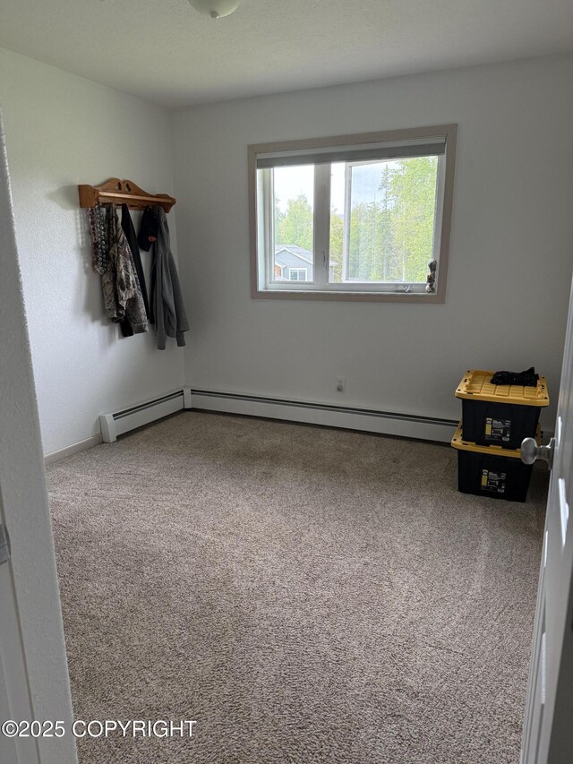 981 E Susitna Dr, Wasilla, AK 99654 - spare room with carpet and a baseboard heating unit