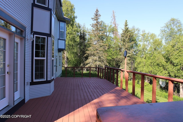 view of deck