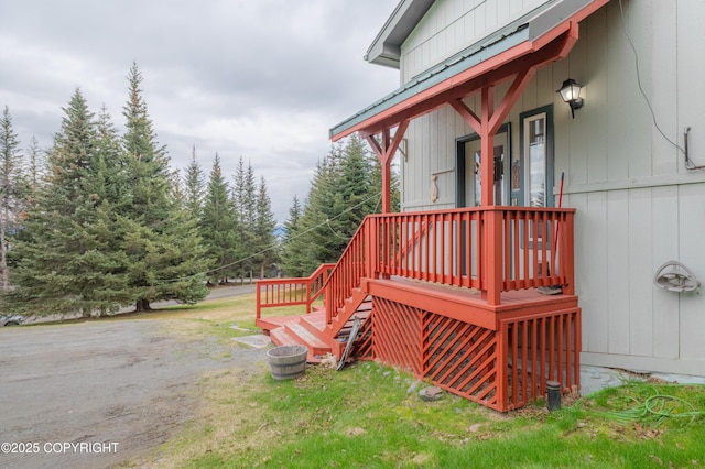 view of deck